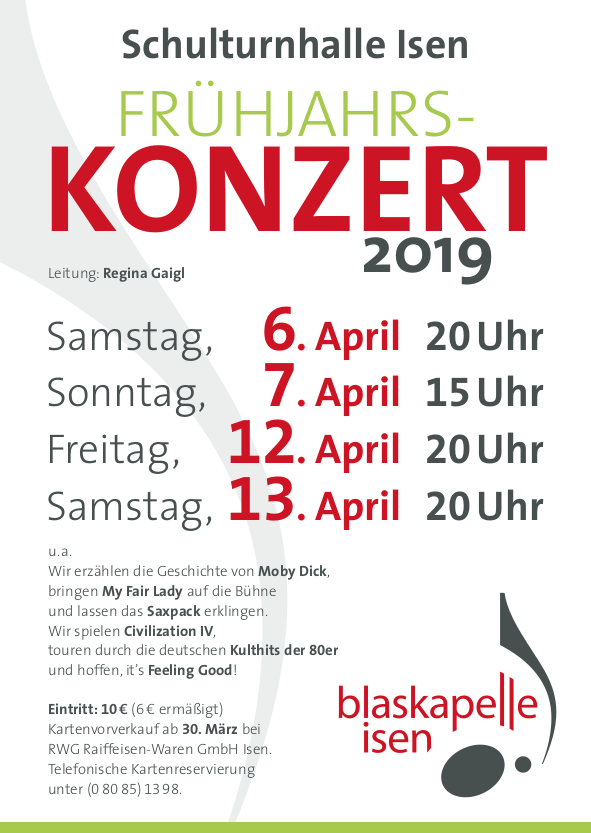 Frühjahrskonzert 2019