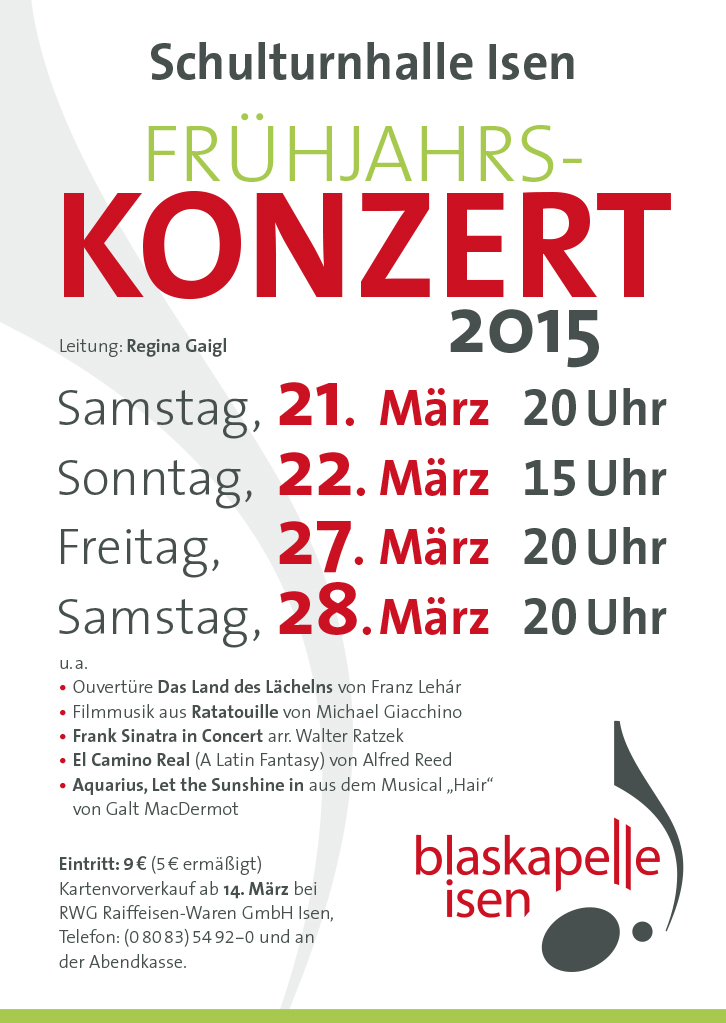 BKI Frühjahrskonzert 2015