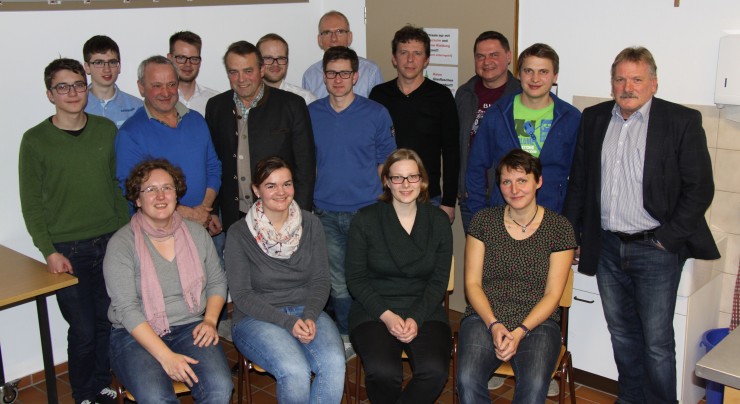 Vorstandschaft Blaskapelle 2016